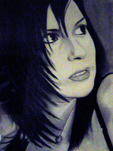 Katt, Chalk Pastel, 94cm X 78c