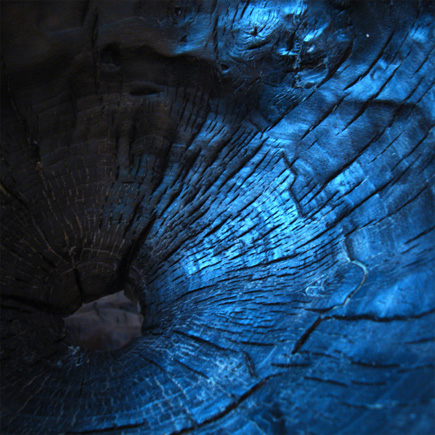 Close-up of Large Cube Burn