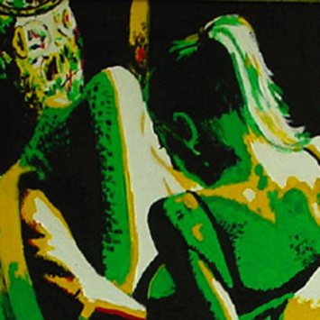 Female Form, Oil Paint, 80cm x 80cm